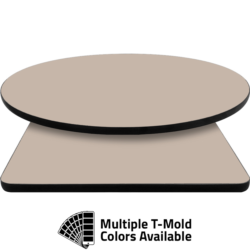 T-Mold Manufactured Table Tops - Pinnacle Taupe Laminate