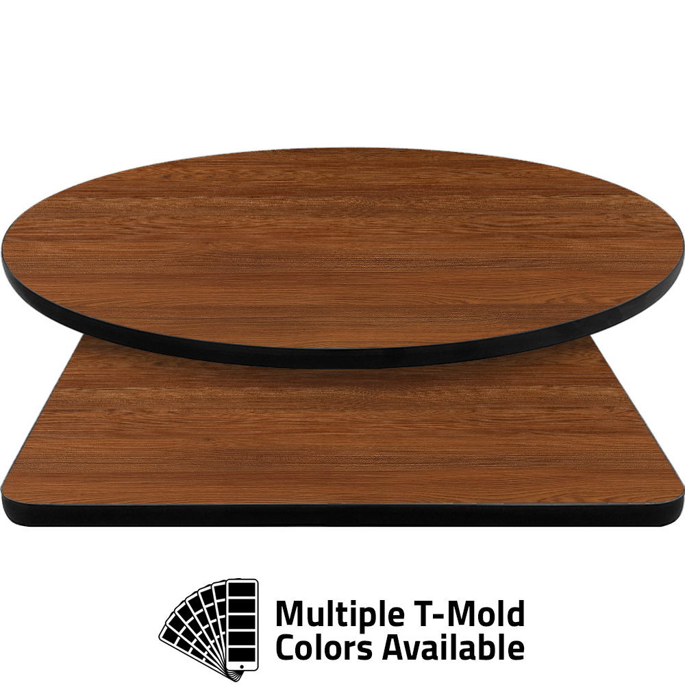 T-Mold Manufactured Table Tops - Pinnacle Sumatra Teak laminate
