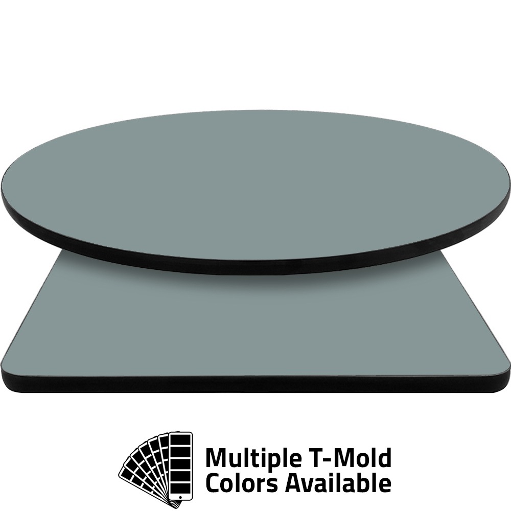 T-Mold Manufactured Table Tops - Pinnacle Gray Laminate