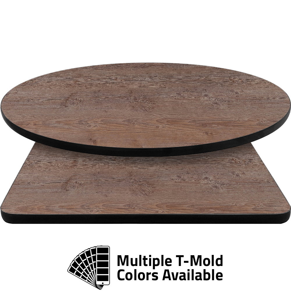 T-Mold Manufactured Table Tops - Pinnacle Canyon Pine laminate