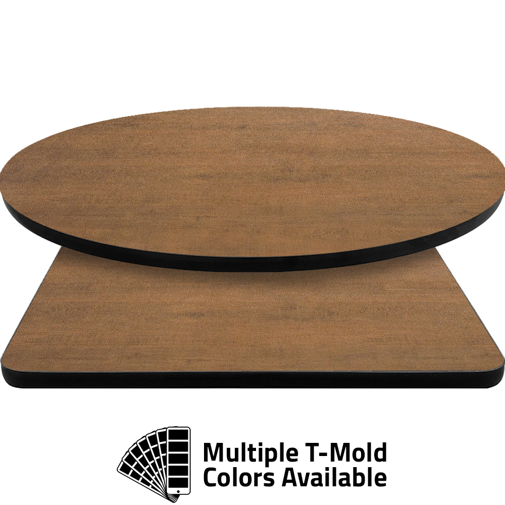 T-Mold Manufactured Table Tops - Pinnacle Brick Oak laminate