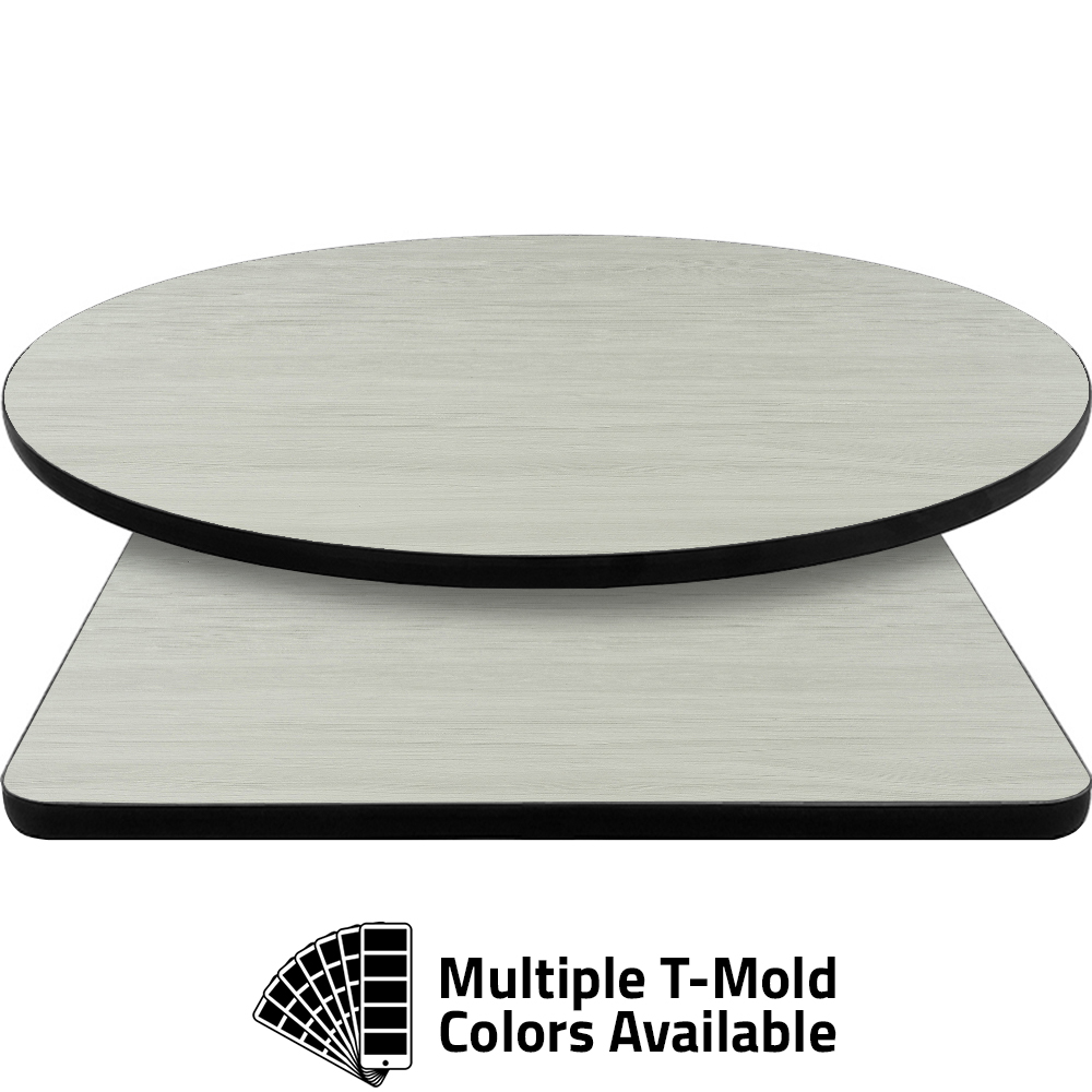 T-Mold Manufactured Table Tops - Pinnacle Glassy Alderwood laminate