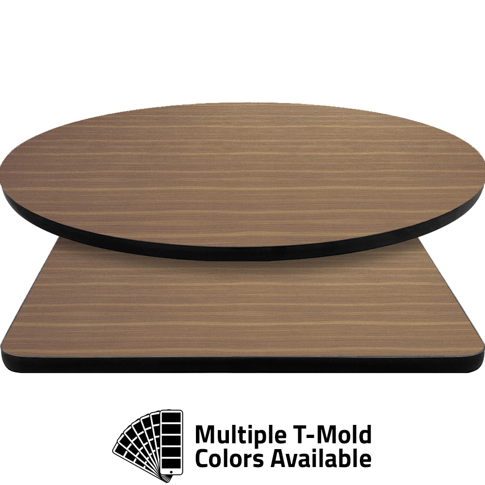 T-Mold Manufactured Table Tops - Pinnacle Australian Walnut laminate