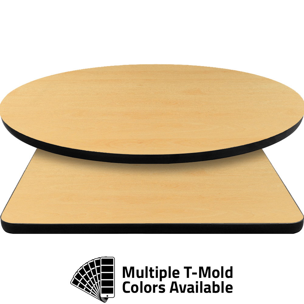 T-Mold Manufactured Table Tops - Pinnacle Mangfall Beech laminate