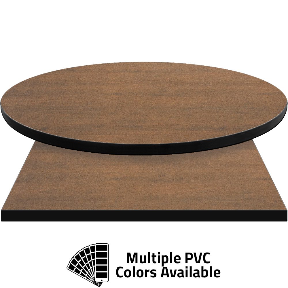 3mm PVC Edge Manufactured Table Tops - Pinnacle Brick Oak laminate
