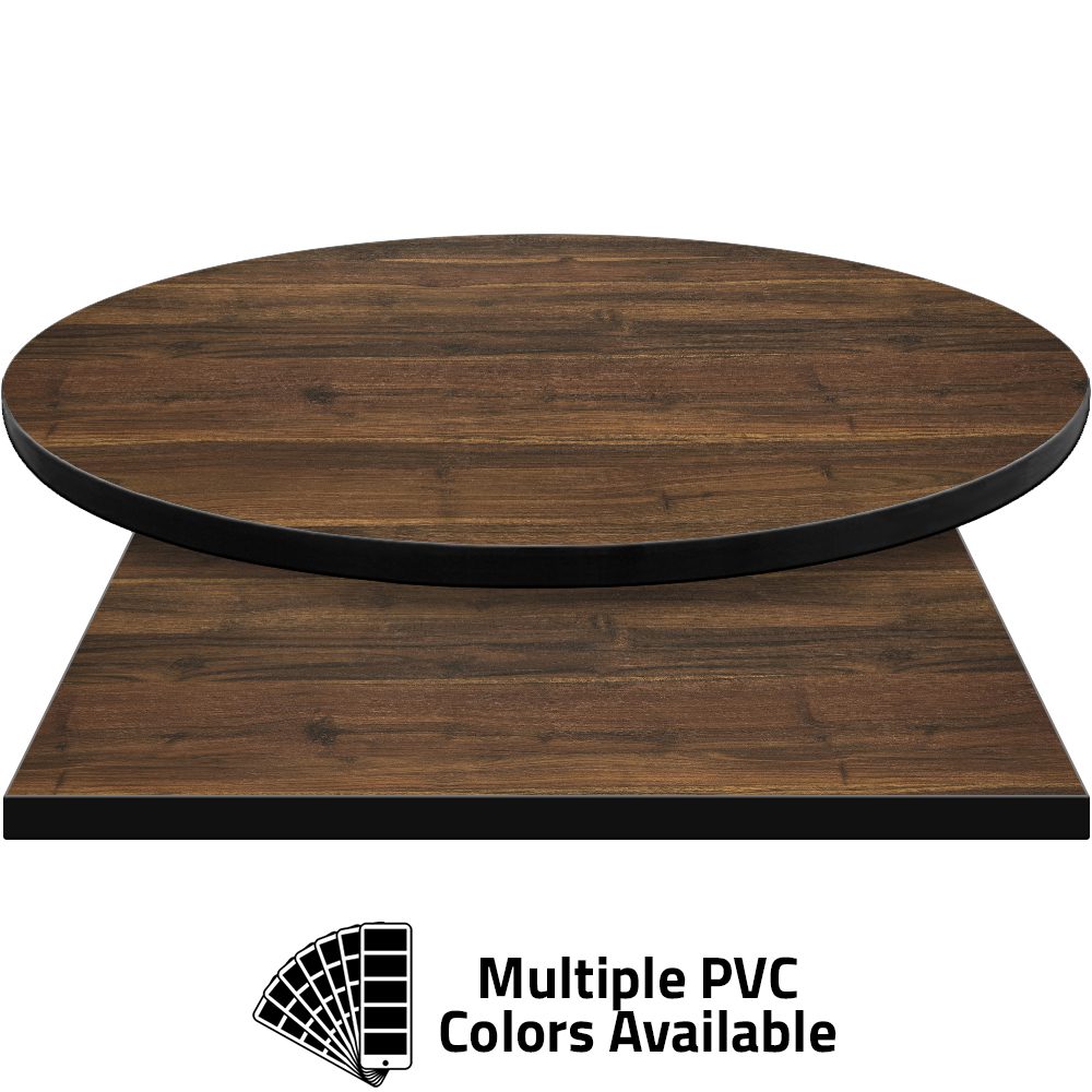 PVC Edge Manufactured Table Tops - 1.25" thickness - Pinnacle Quaking Aspen laminate