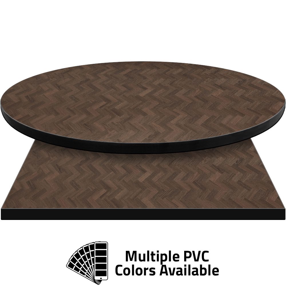 PVC Edge Manufactured Table Tops - 1.25" thickness - Pinnacle Sitka Spruce laminate