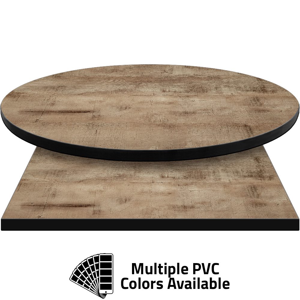 3mm PVC Edge Manufactured Table Tops - Pinnacle Coronado Oak laminate