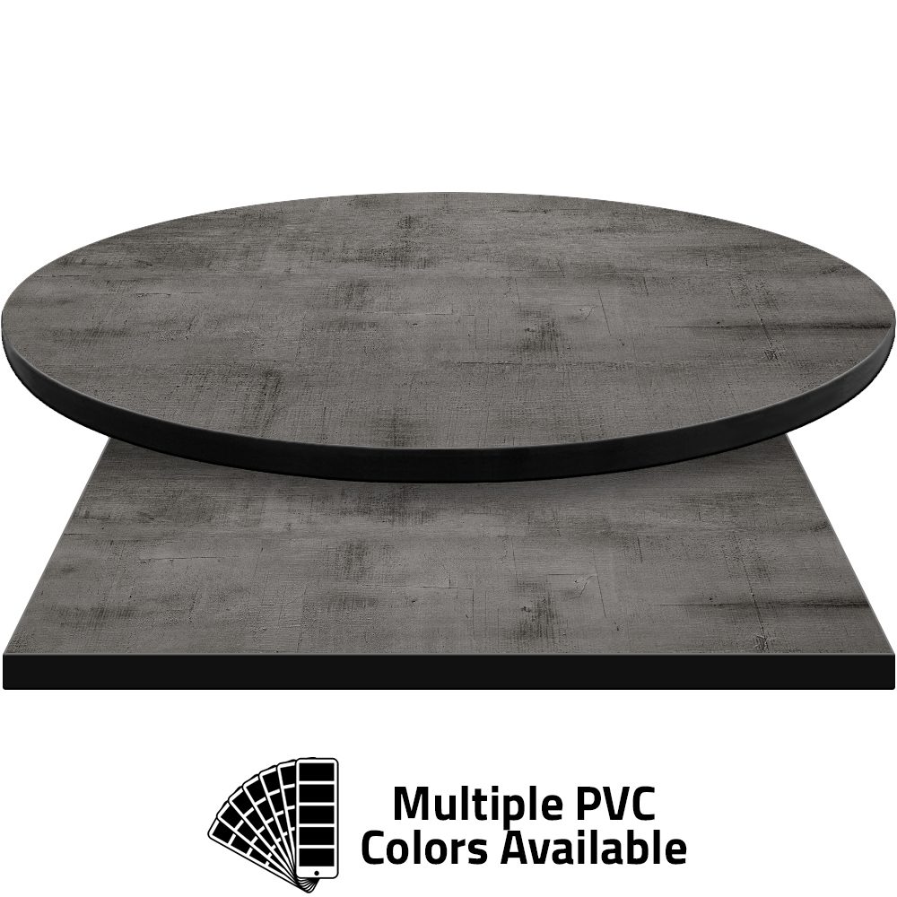 PVC Edge Manufactured Table Tops - 1.25" thickness - Pinnacle Delta Willow laminate