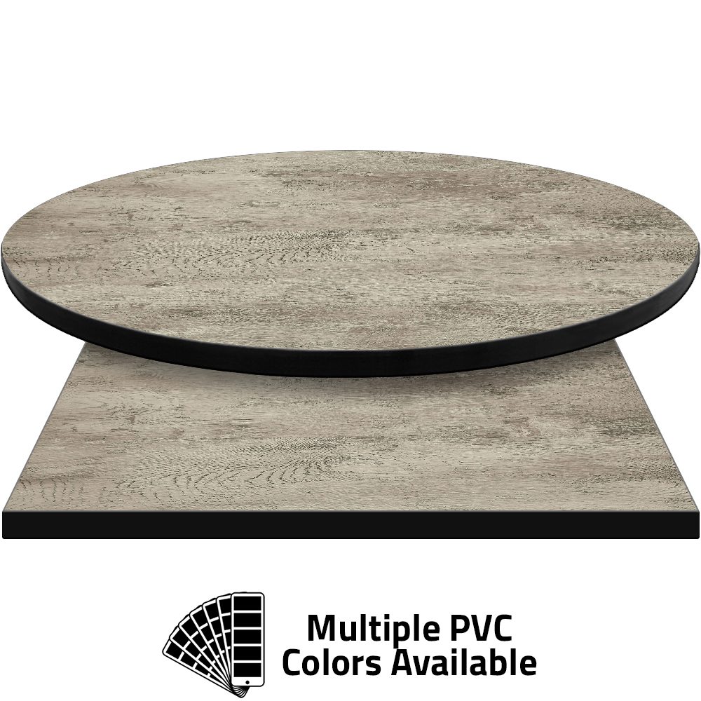 PVC Edge Manufactured Table Tops - 1.25" thickness - Pinnacle Shawnee Beech laminate