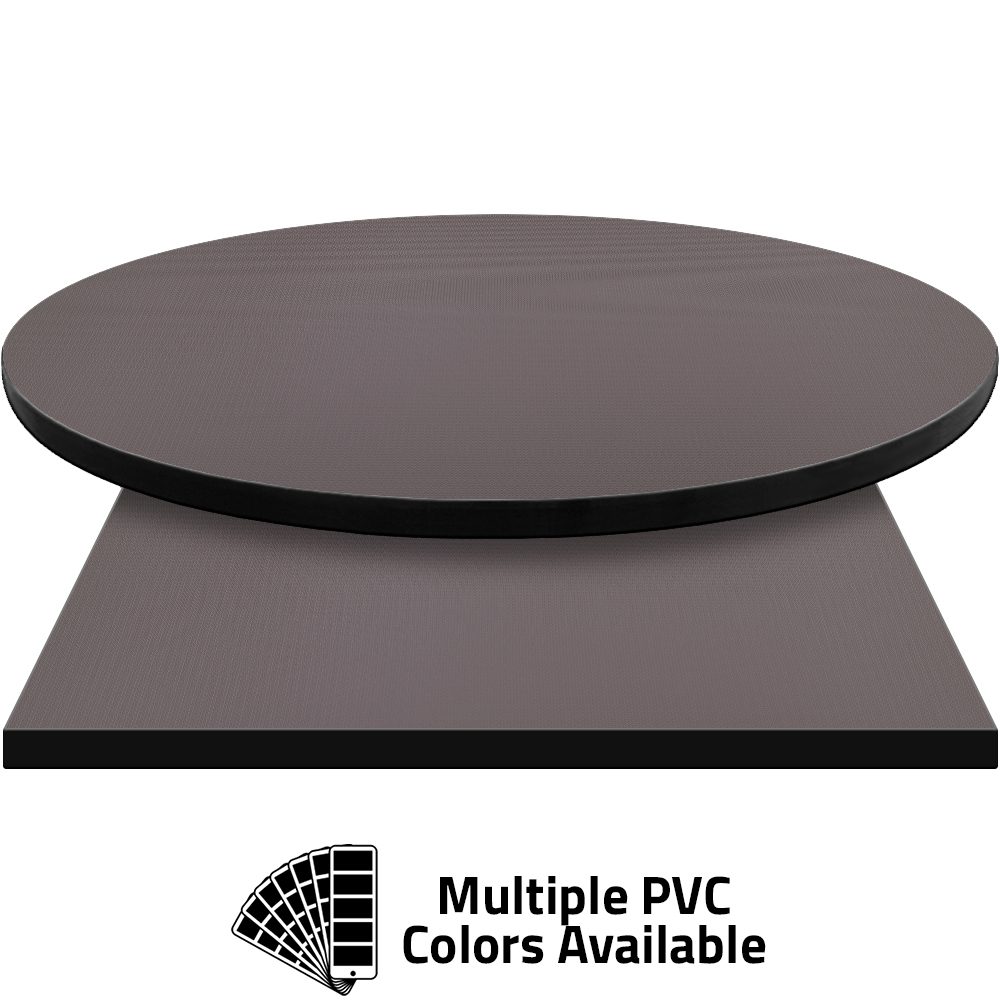 PVC Edge Manufactured Table Tops - 1.25" thickness - Pinnacle Silver Diamond laminate
