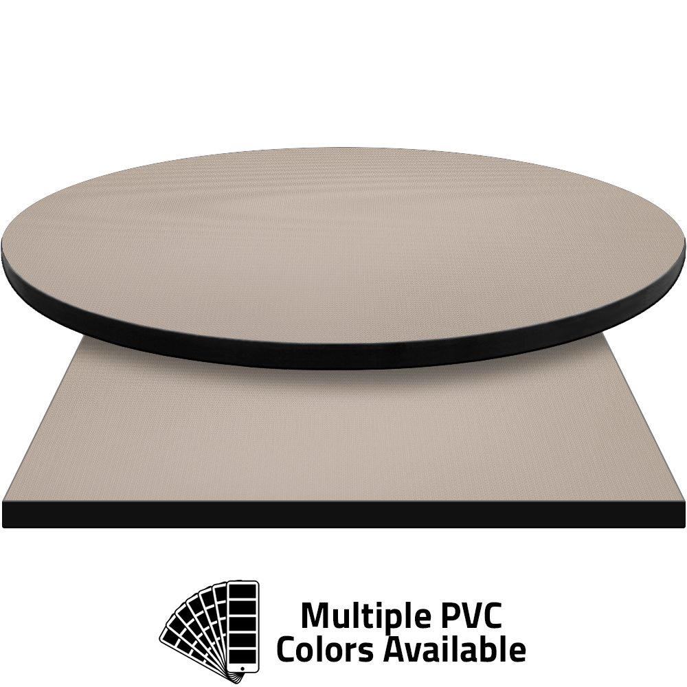 3mm PVC Edge Manufactured Table Tops - Pinnacle Beige Diamond laminate