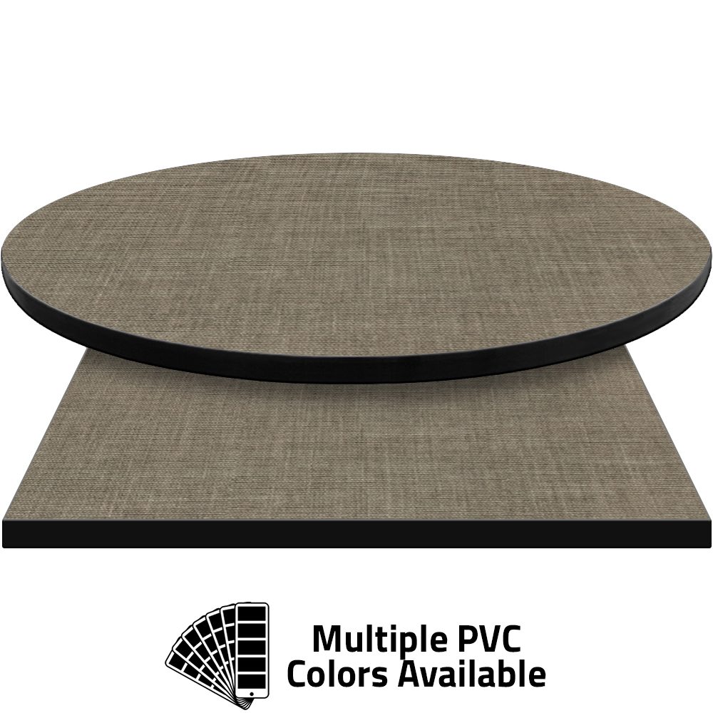 PVC Edge Manufactured Table Tops - 1.25" thickness - Pinnacle Light Filament laminate