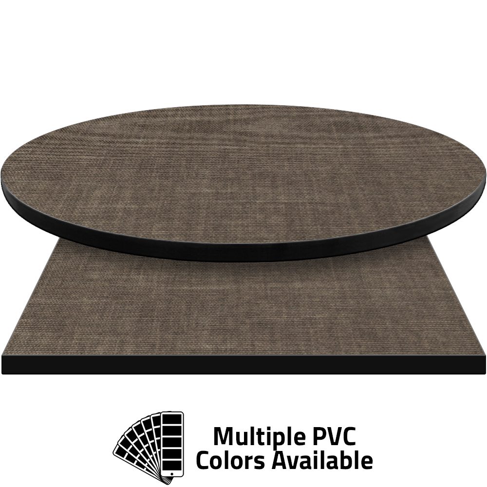 PVC Edge Manufactured Table Tops - 1.25" thickness - Pinnacle Dark Filament laminate
