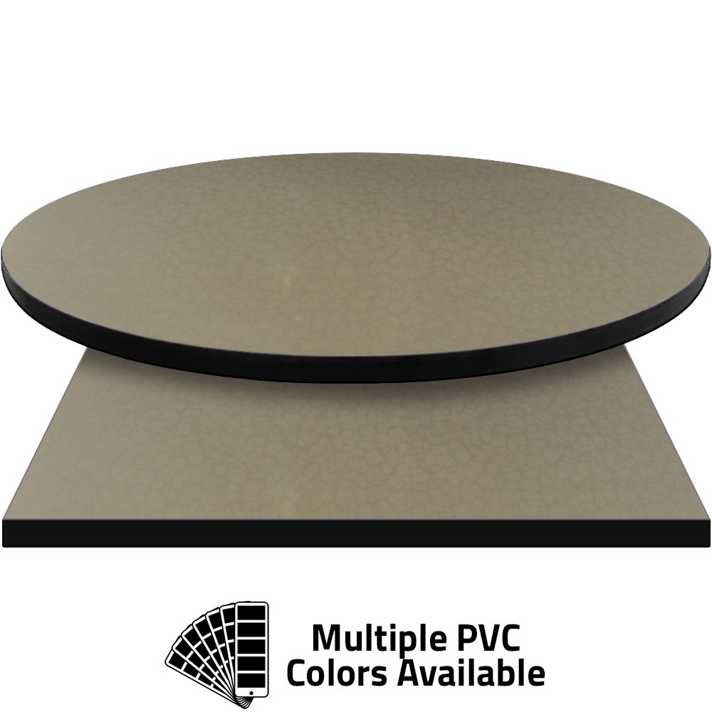 3mm PVC Edge Manufactured Table Tops - Pinnacle Biscotti Flora laminate