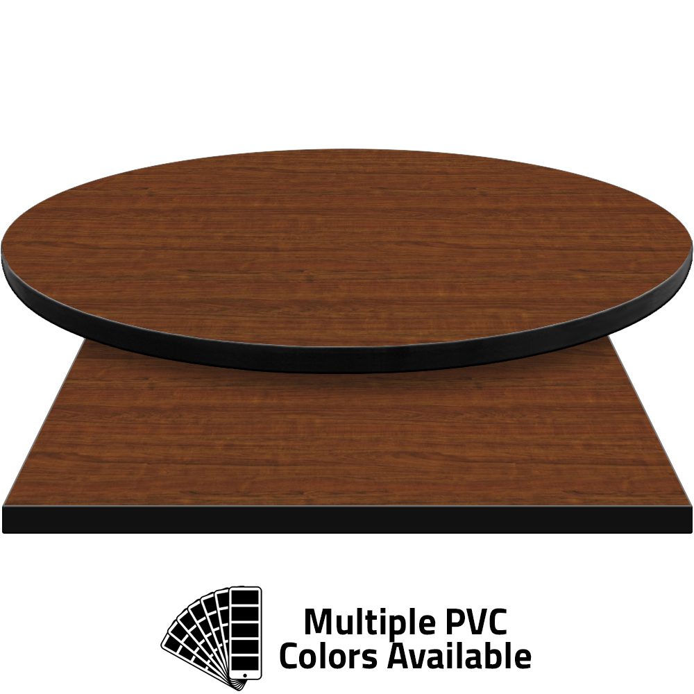 PVC Edge Manufactured Table Tops - 1.25" thickness - Pinnacle Montezuma Cypress laminate