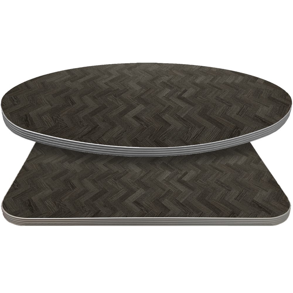 Retro T-Mold Manufactured Table Tops - Pinnacle Oconee Hickory laminate