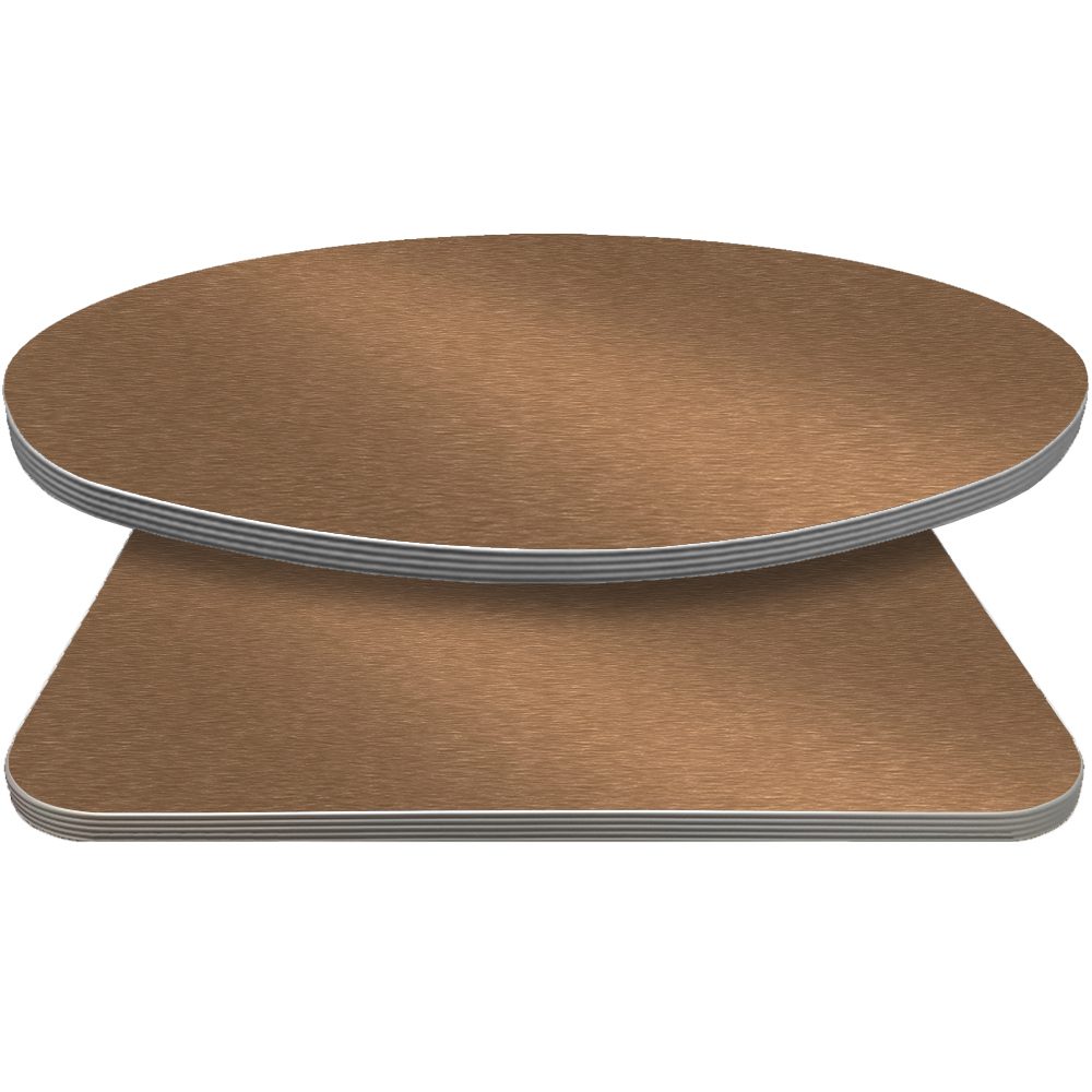 Retro T-Mold Manufactured Table Tops - Pinnacle Copper Metallic laminate