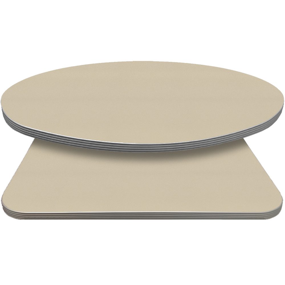 Retro T-Mold Manufactured Table Tops - Pinnacle Beige Laminate