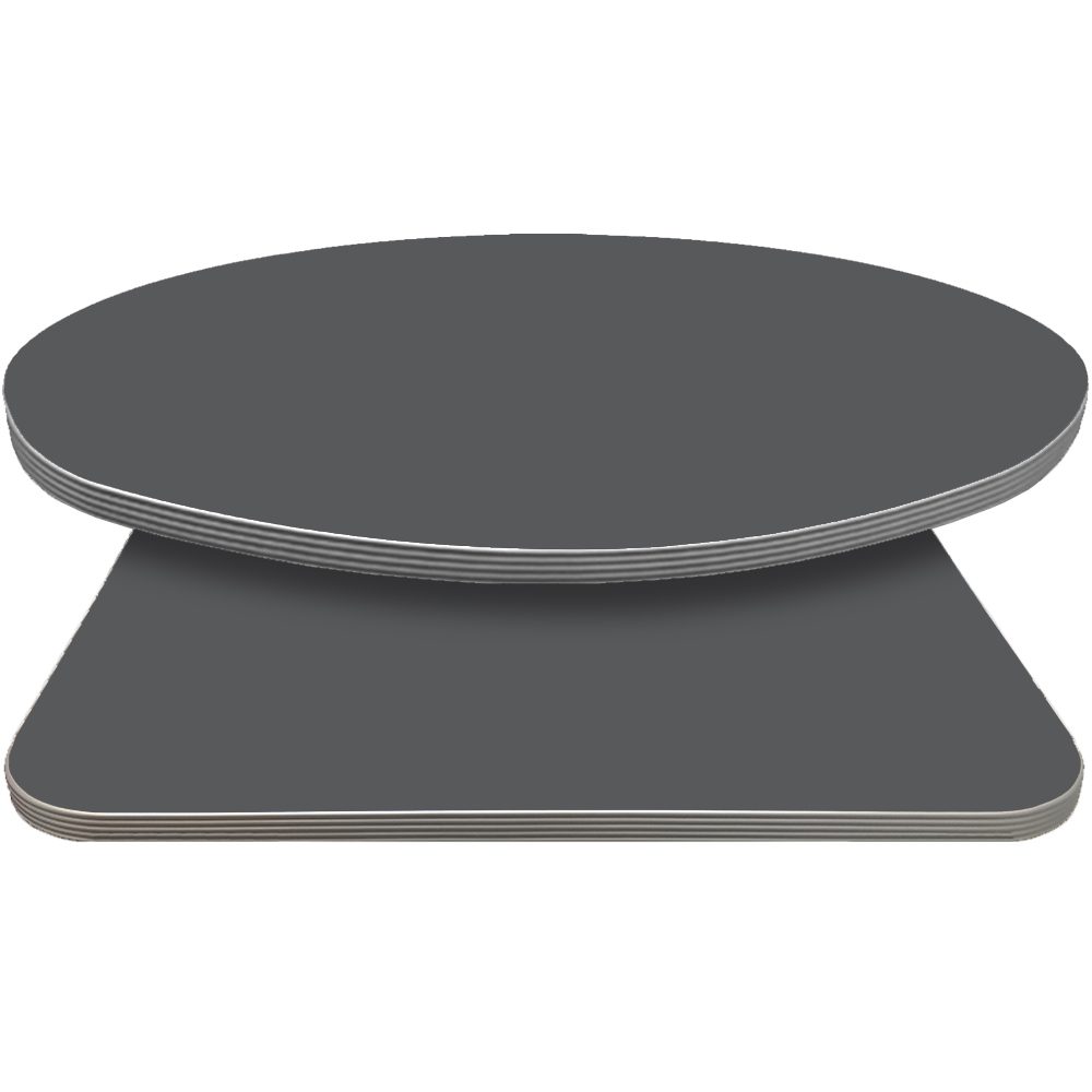 Retro T-Mold Manufactured Table Tops - Pinnacle Slate Gray laminate