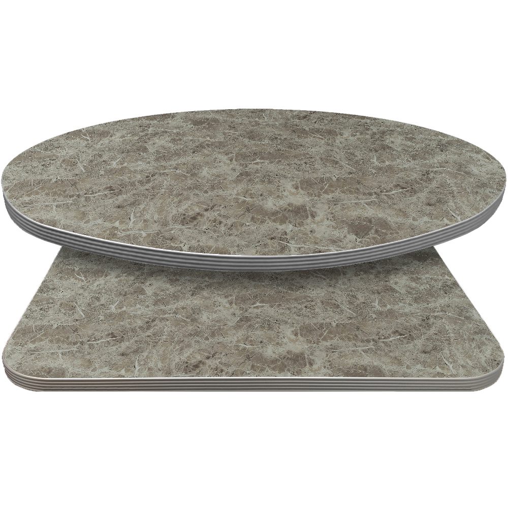 Retro T-Mold Manufactured Table Tops - Pinnacle Flint Stone Laminate