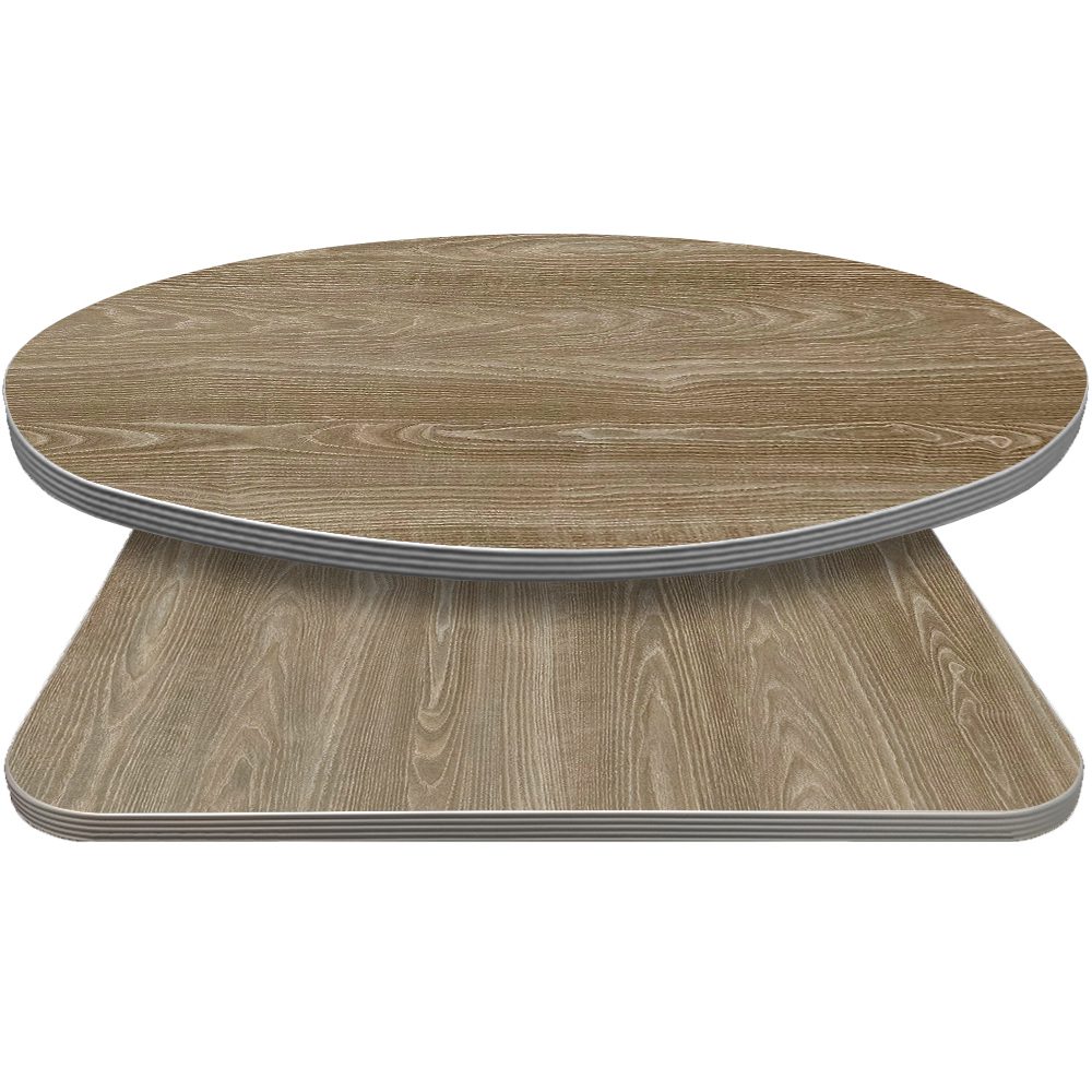 Retro T-Mold Manufactured Table Tops - Pinnacle Mild Ash laminate