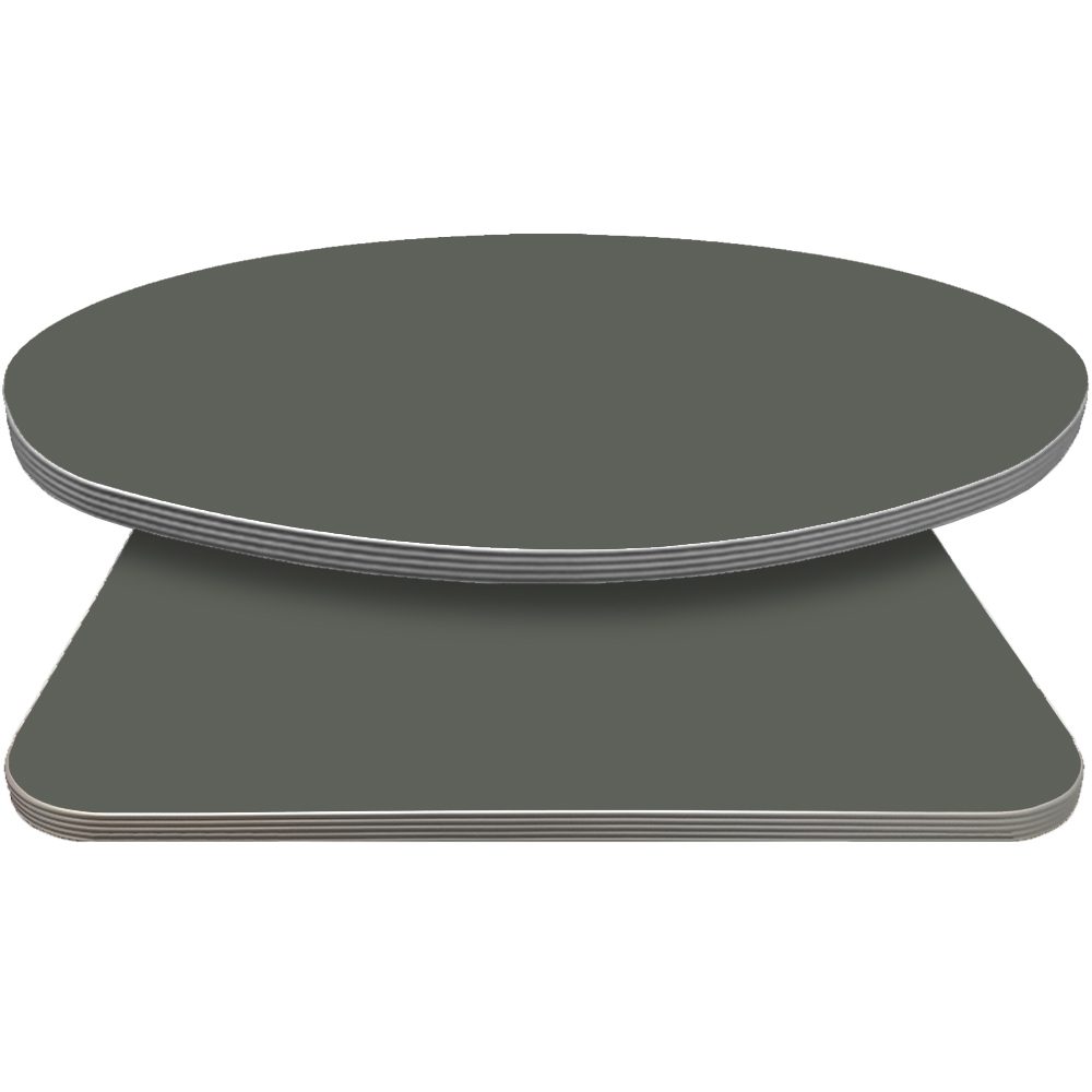 Retro T-Mold Manufactured Table Tops - Pinnacle Seal Gray laminate