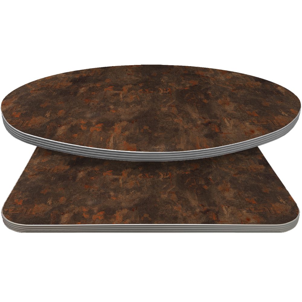 Retro T-Mold Manufactured Table Tops - Pinnacle Oxidized Slate laminate