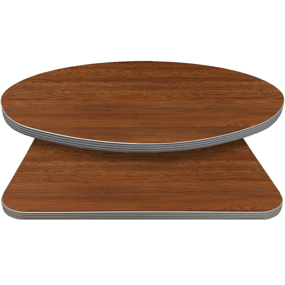Retro T-Mold Manufactured Table Tops - Pinnacle Sumatra Teak laminate