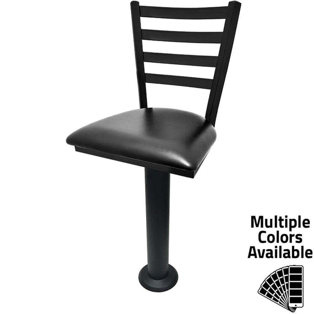 SL6301 Ladderback Bar Height Bolt Down Pedestal Stool