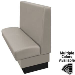 Ambrose Vinyl/Upholstered Booths with 2-Tier Toe Kick