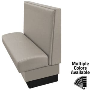 Cornell Vinyl/Upholstered Booths with 2-Tier Toe Kick