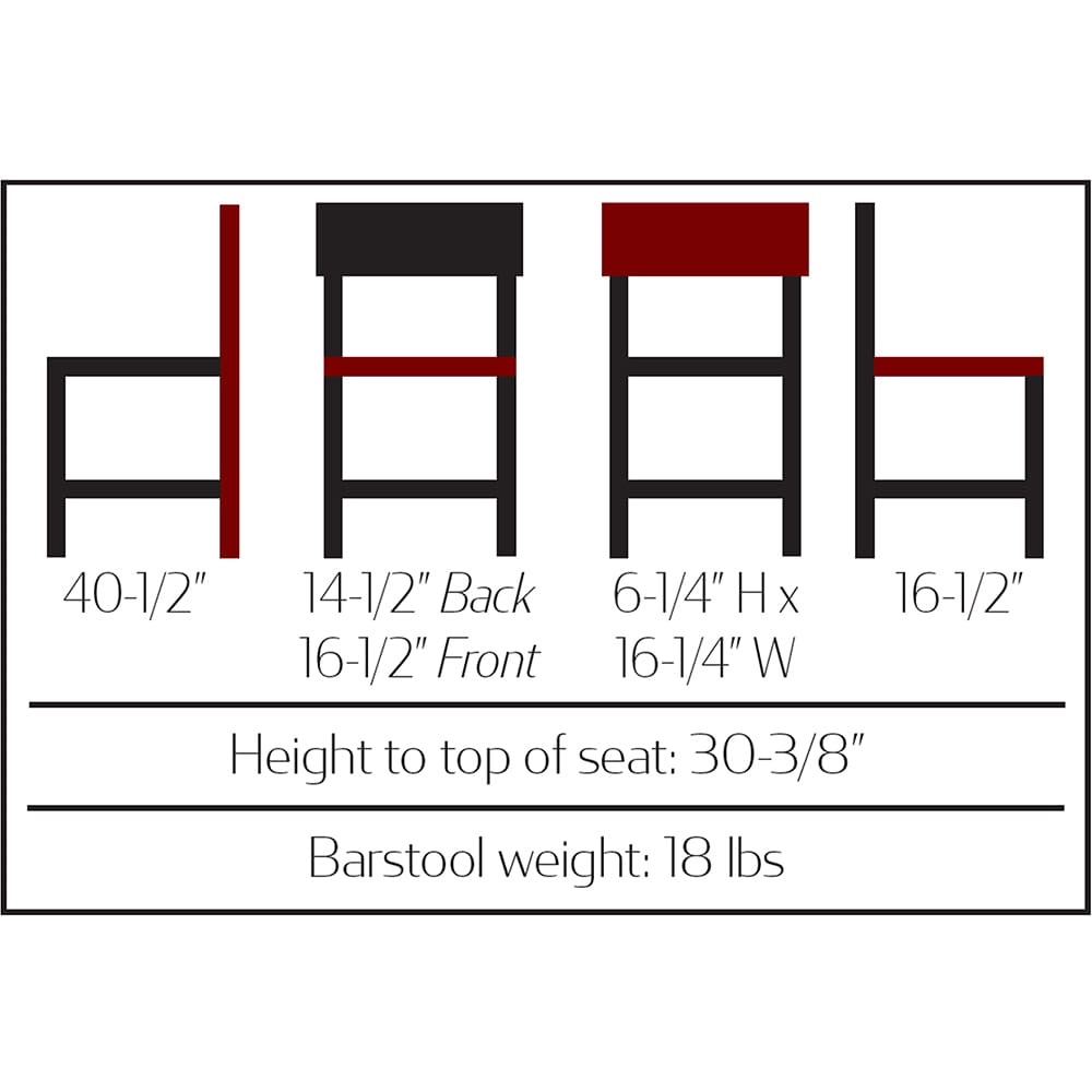 BM-W702-2 Timber 2.0 series Barstool - Image 2