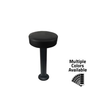 SL6129 Button Top Bar Height Bolt Down Pedestal Stool - Standard