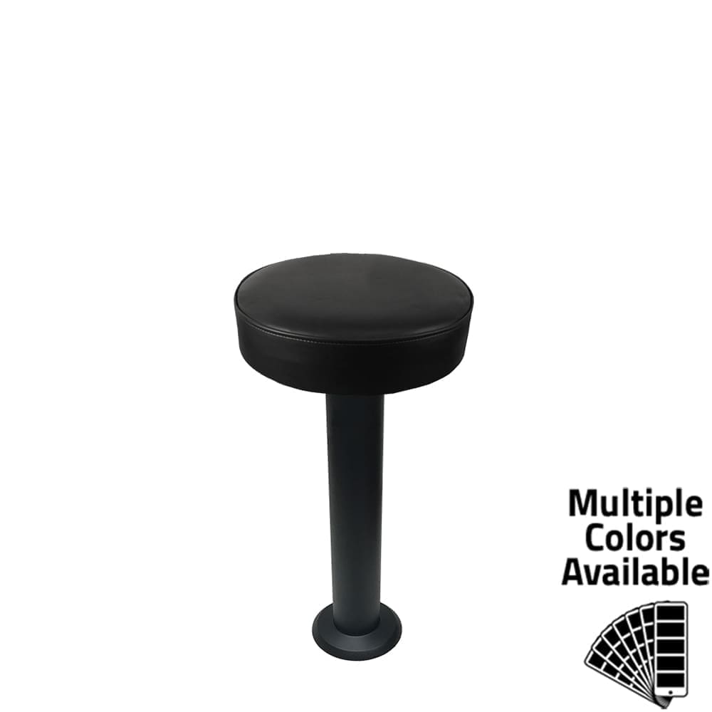 SL7129 Button Top Counter Height Bolt Down Pedestal Stool – Standard