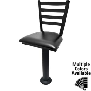 SL6301 Ladderback Bar Height Bolt Down Pedestal Stool