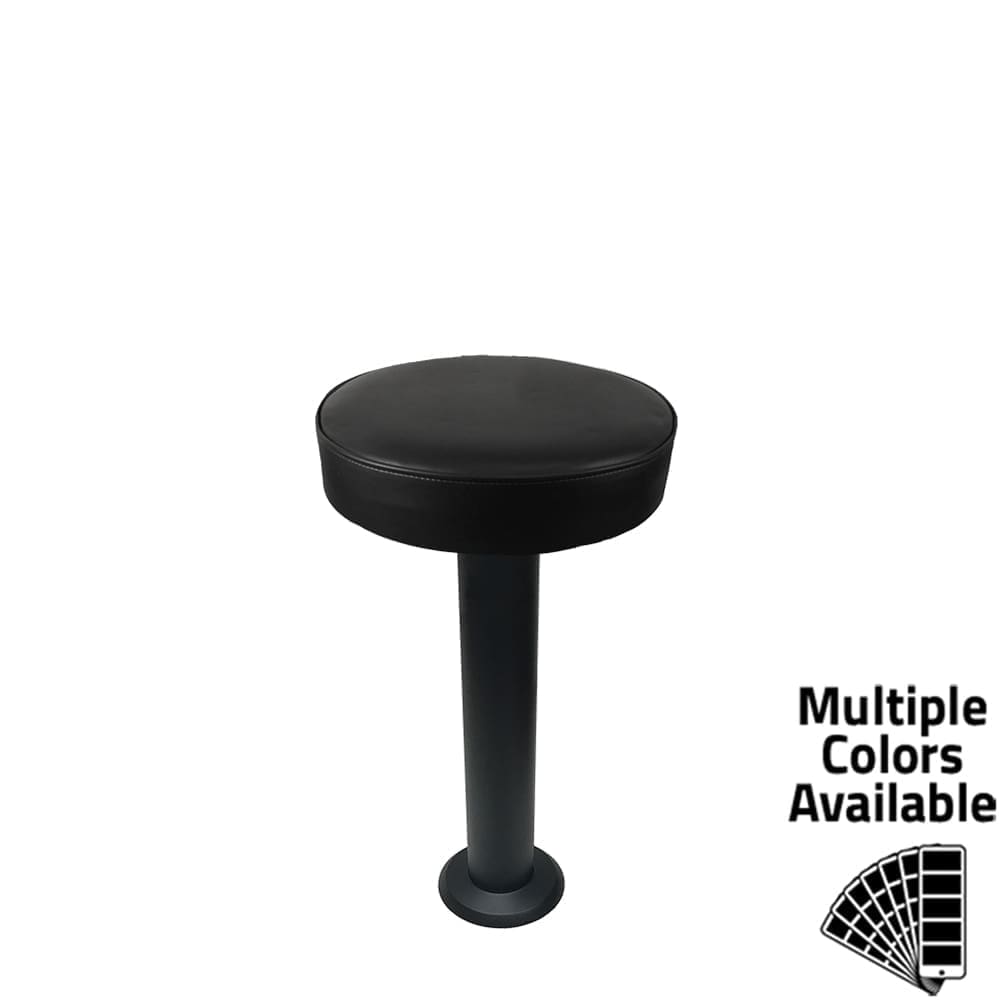 SL7129XL XL Button Top Counter Height Bolt Down Pedestal Stool