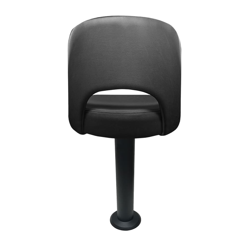 SL7133CUT Bucket Counter Height Bolt Down Pedestal Stool - Cutout Back - Image 6