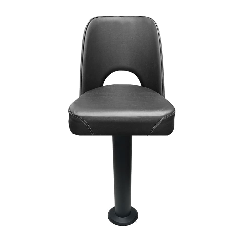 SL7133CUT Bucket Counter Height Bolt Down Pedestal Stool - Cutout Back - Image 8