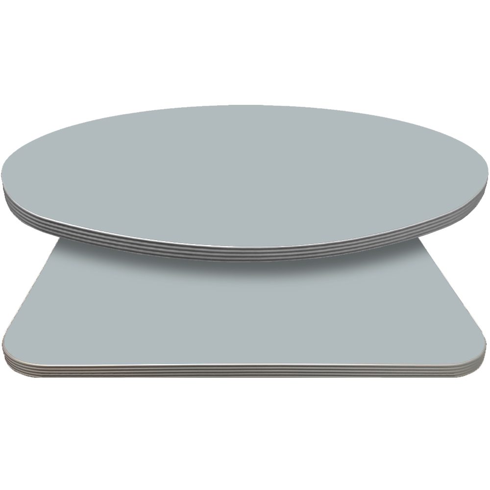 Retro T-Mold Manufactured Table Tops – Pinnacle Steel Gray Laminate