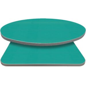 Retro T-Mold Manufactured Table Tops - Pinnacle Poppy Green Laminate