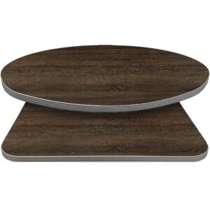 Retro T-Mold Manufactured Table Tops - Pinnacle Rustic Oak Laminate