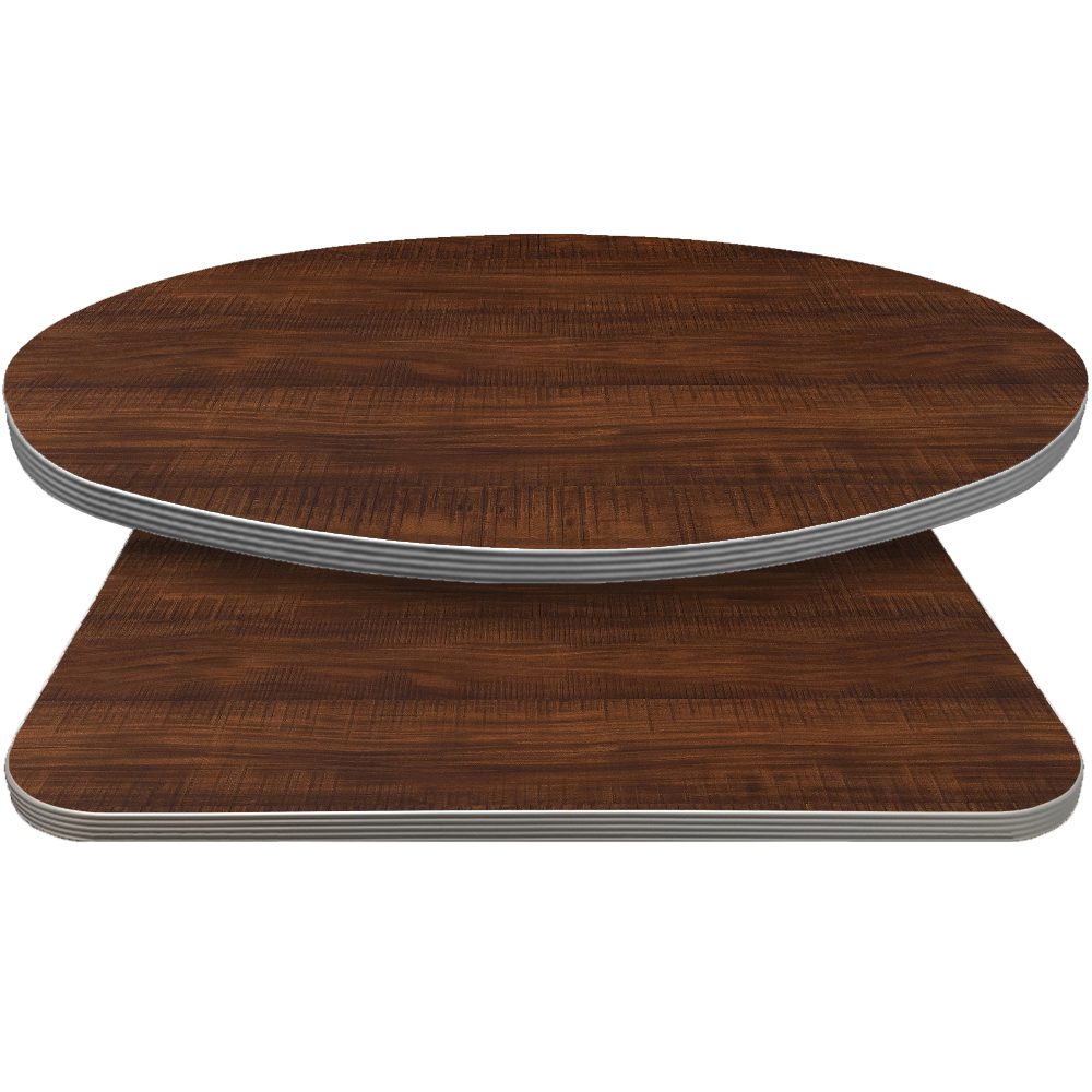 Retro T-Mold Manufactured Table Tops – Pinnacle Blush Rosewood Laminate