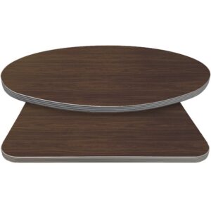 Retro T-Mold Manufactured Table Tops - Pinnacle Corona Walnut Laminate