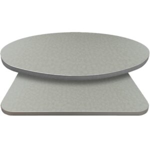 Retro T-Mold Manufactured Table Tops - Pinnacle Ivory Boomerang Laminate