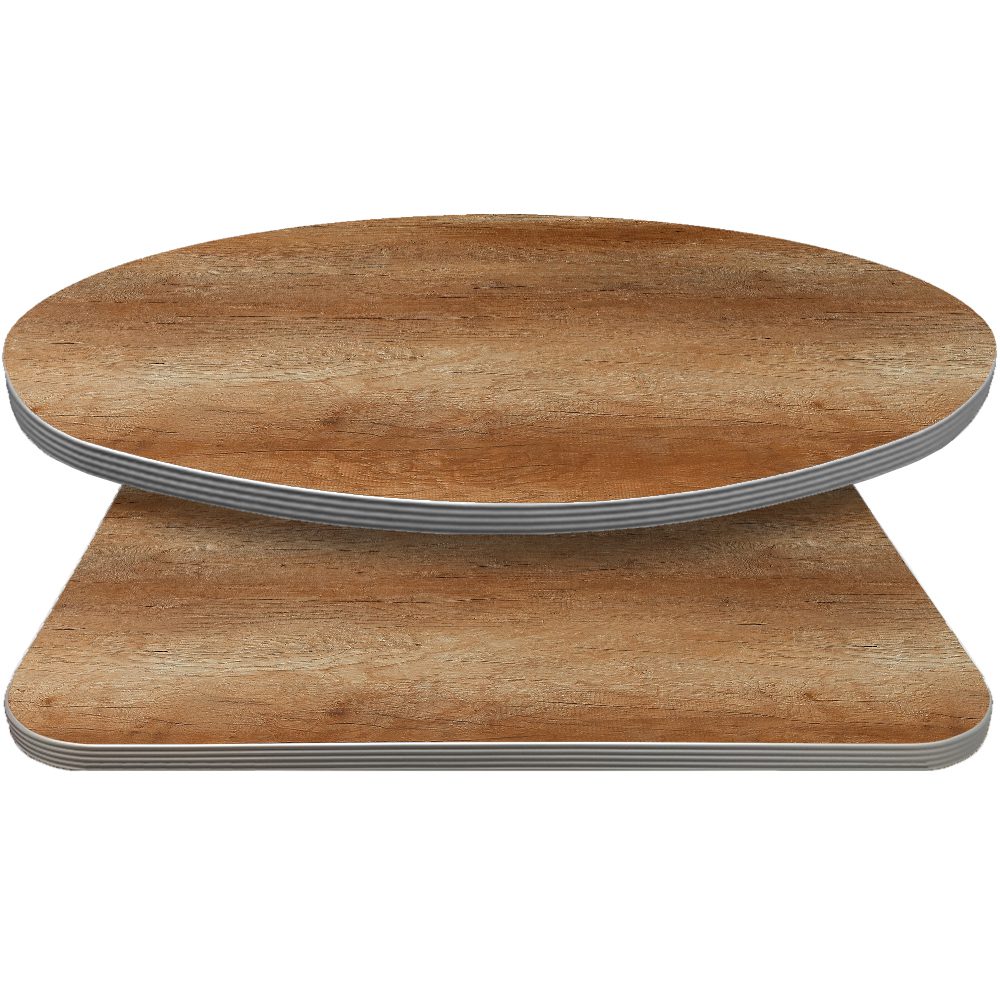 Retro T-Mold Manufactured Table Tops - Pinnacle Monument Oak Laminate