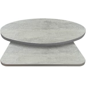Retro T-Mold Manufactured Table Tops - Pinnacle Snow Painted Metal Laminate