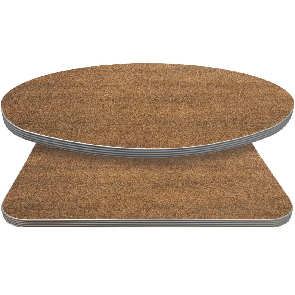 Retro T-Mold Manufactured Table Tops – Pinnacle Brick Oak Laminate