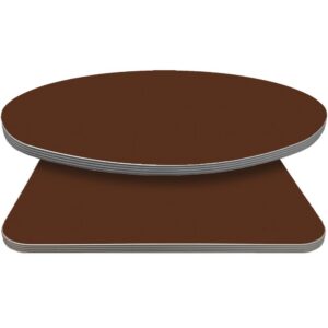 Retro T-Mold Manufactured Table Tops - Pinnacle Brownie Laminate