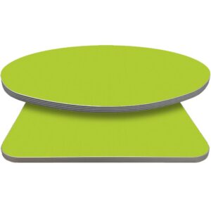 Retro T-Mold Manufactured Table Tops - Pinnacle Lime Green Laminate
